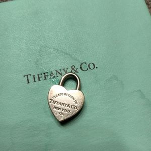 Authentic Tiffany heart lock